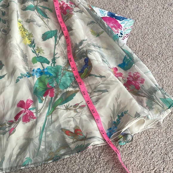 Ted Baker floral printed ruffle top dress - Picture 15 of 15